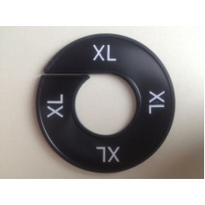 Maatring 9 cm zw/wit XL Td05602904